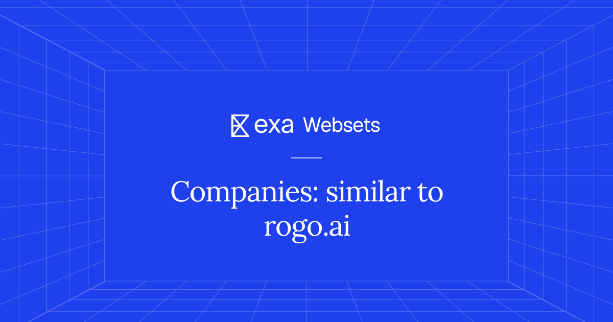 10 Companies: similar to rogo.ai | Exa Websets