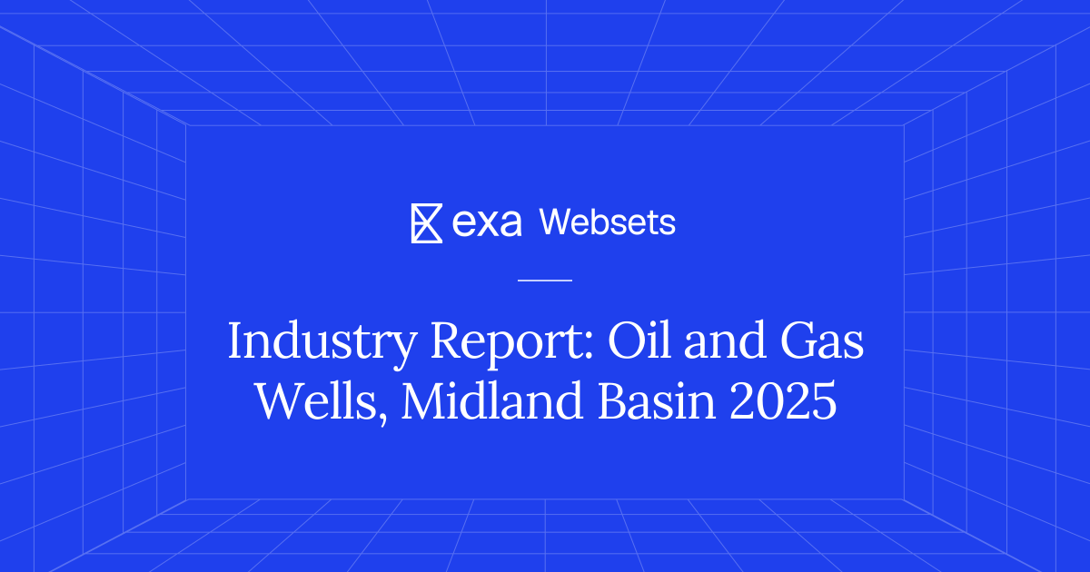 10 Industry Report: Oil and Gas Wells, Midland Basin 2025 | Exa Websets