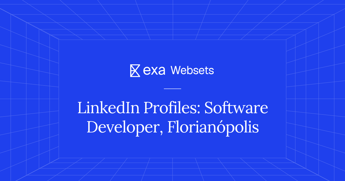 5 LinkedIn Profiles: Software Developer, Florianópolis | Exa Websets