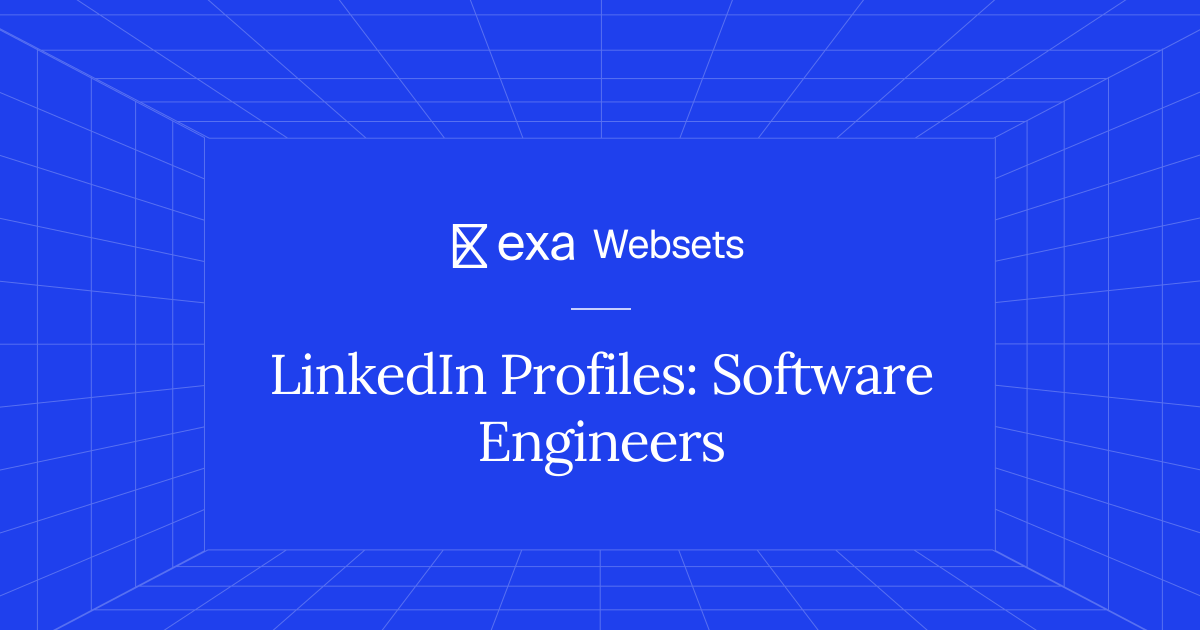 25 LinkedIn Profiles: Software Engineers | Exa Websets