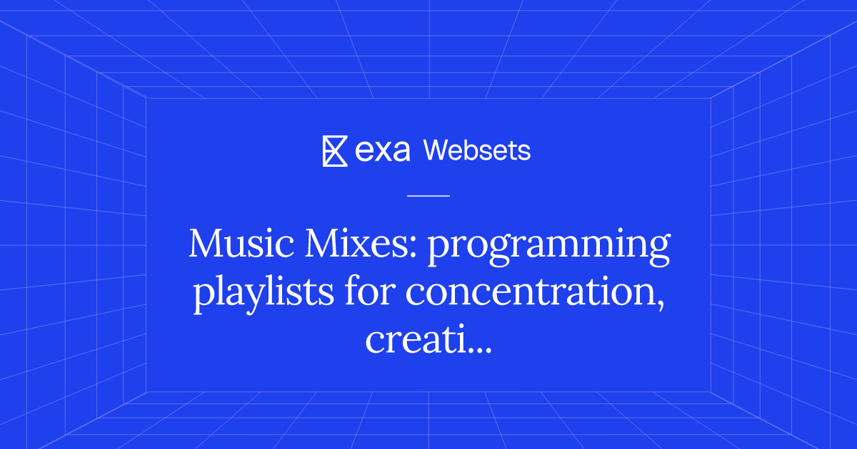 5 Music Mixes: programming playlists for concentration, creativity ...
